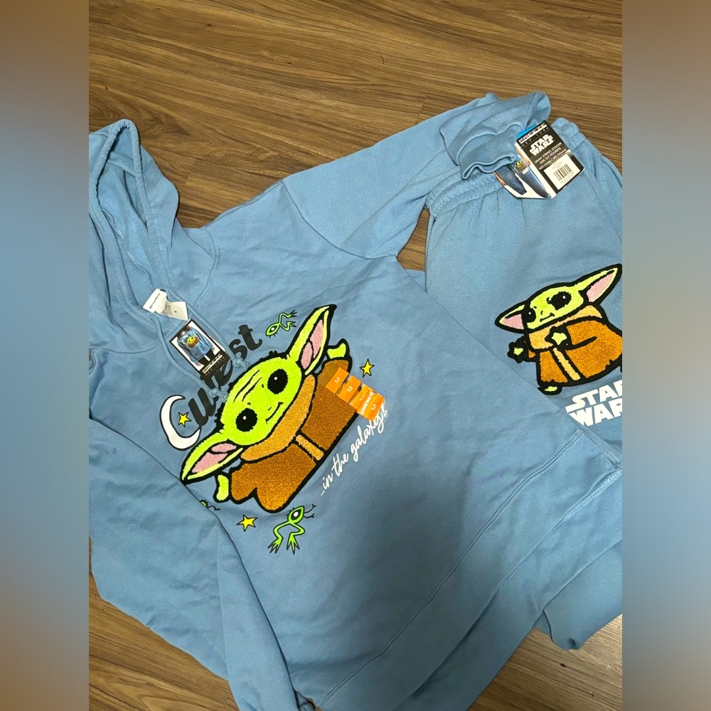 Stars wars yoda blue sweatsuit